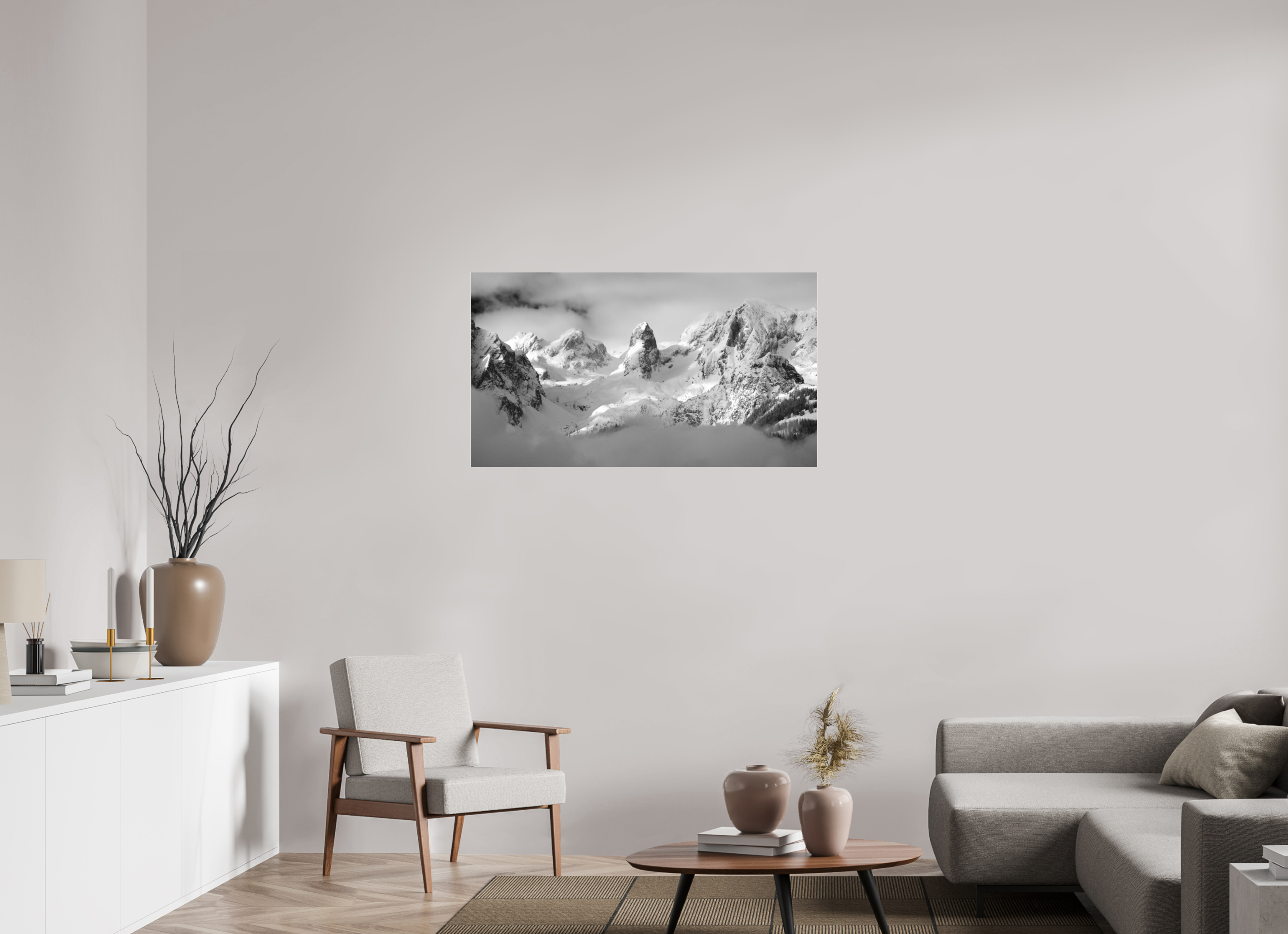 112 x 63 cm, Ilford BW Photo Print Under 2mm Acrylic Glass Torsäule - Limited Edition