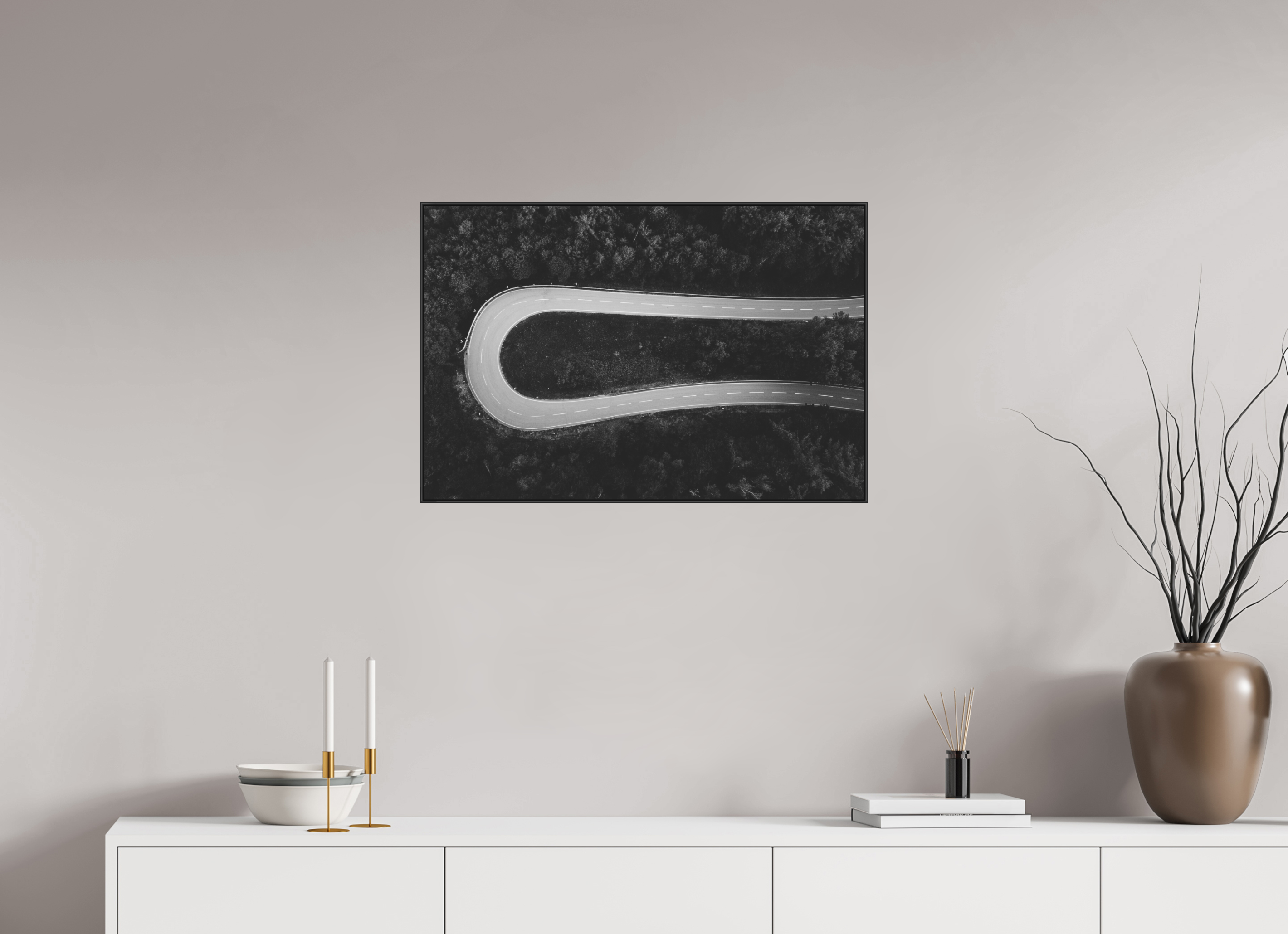 The Geometry of Silence - Limited Edition - Frame: Aluminum ArtBox 1 in. (25 mm)