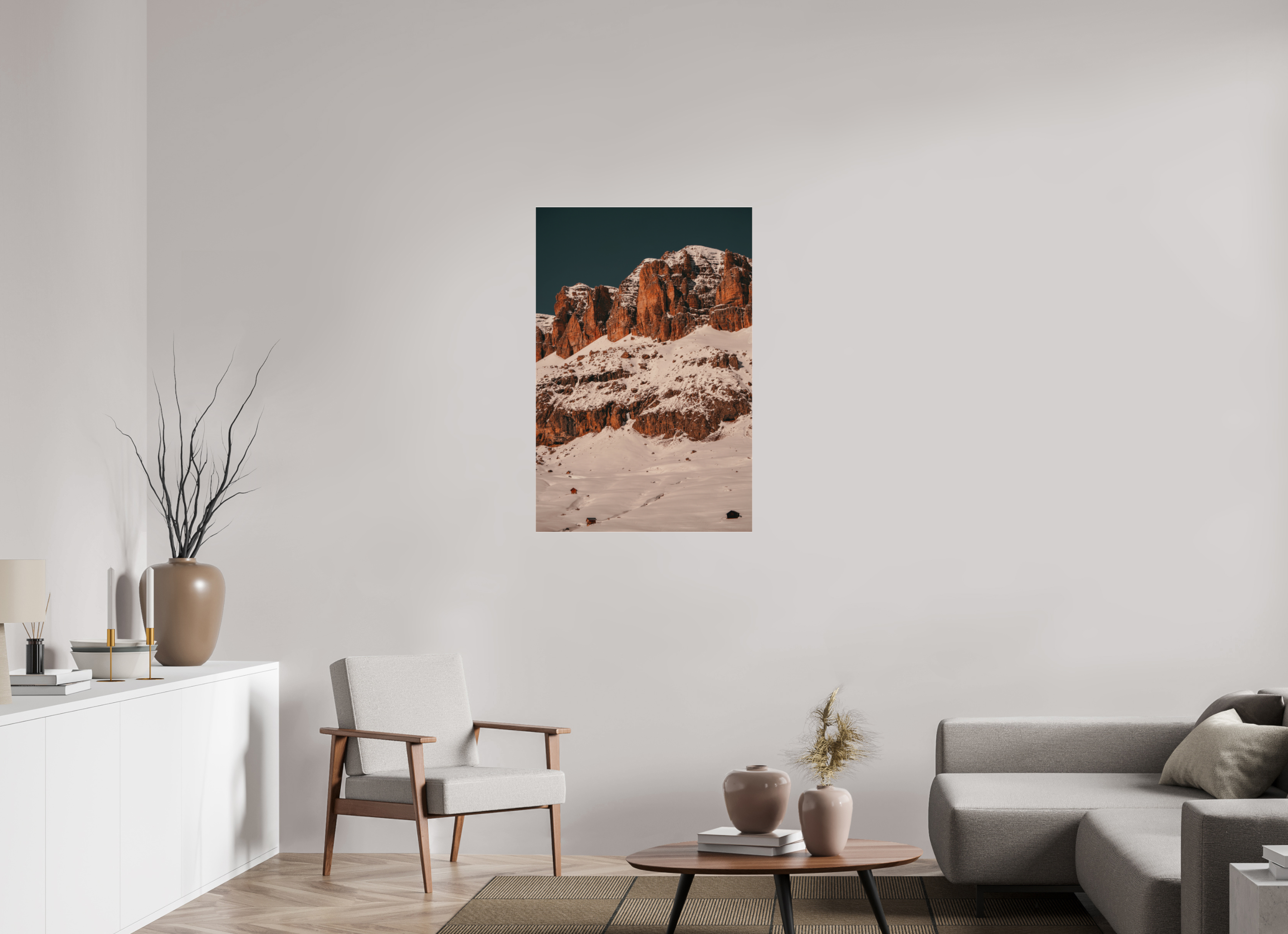 70 x 105 cm, Acrylic Photo Prints, 4mm Acrylic Glass Sass de Forcia di Mezzo - Limited Edition