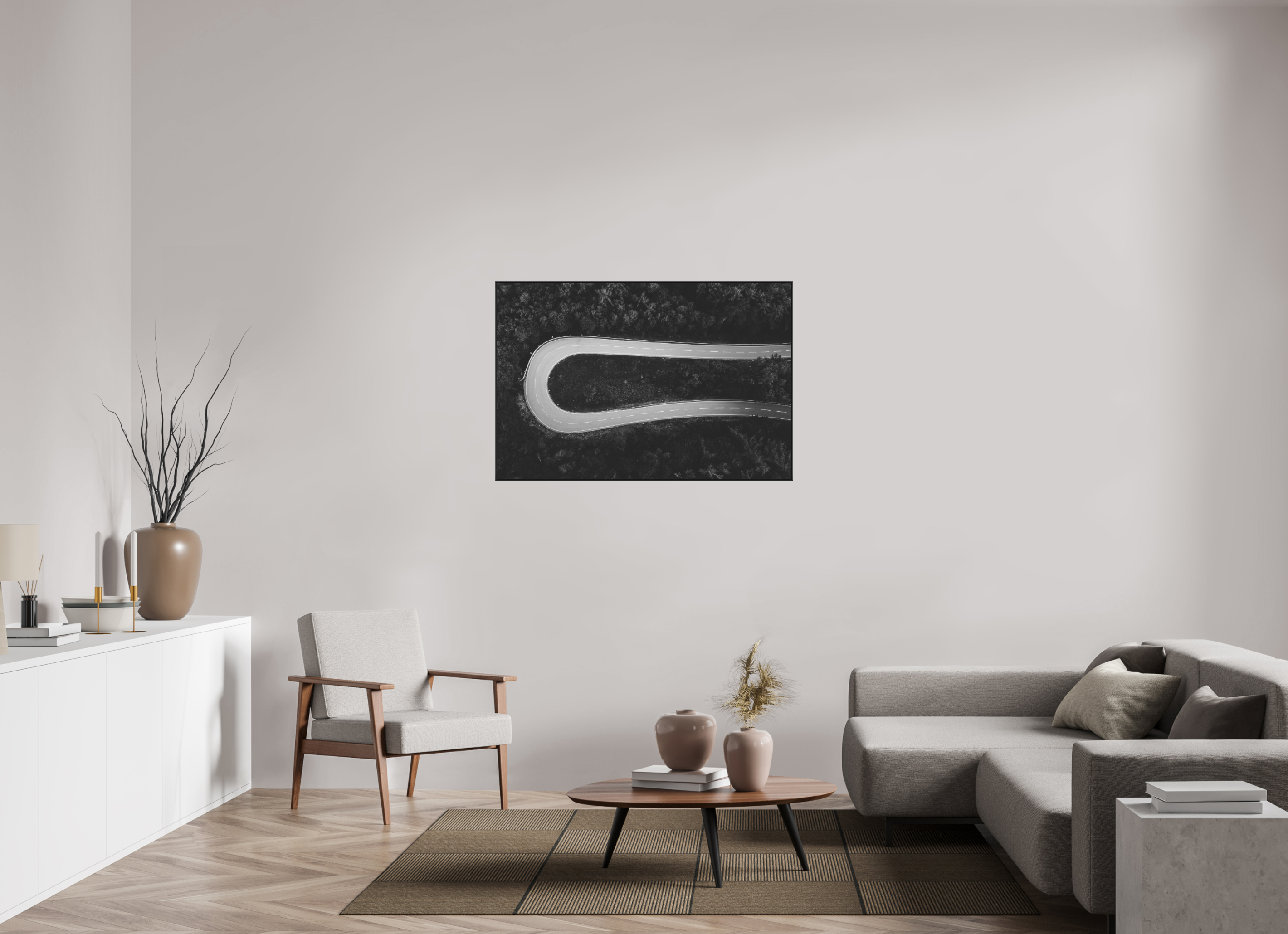 The Geometry of Silence - Limited Edition - Frame: Aluminum ArtBox 1 in. (25 mm)