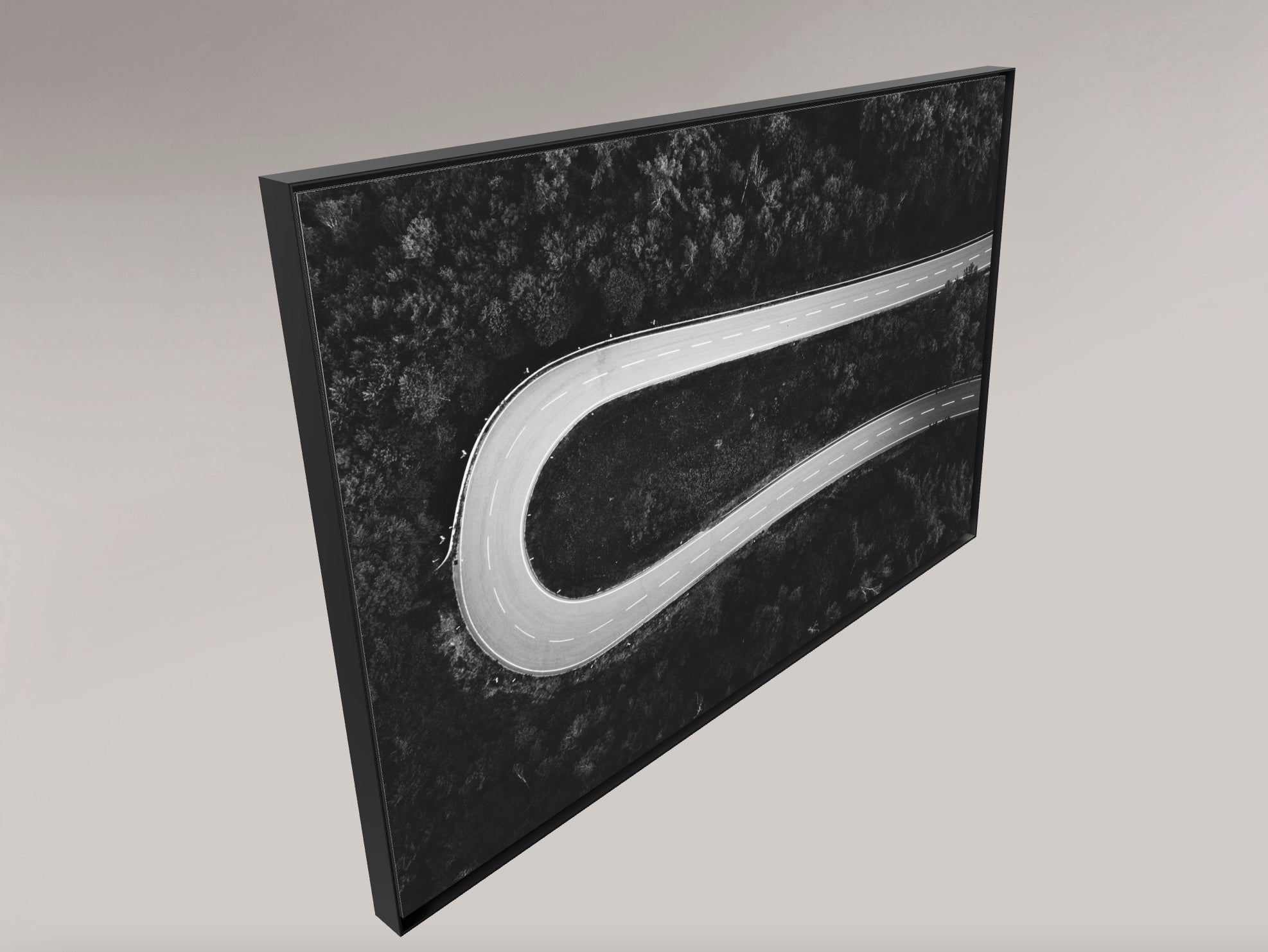 The Geometry of Silence - Limited Edition - Frame: Aluminum ArtBox 1 in. (25 mm)