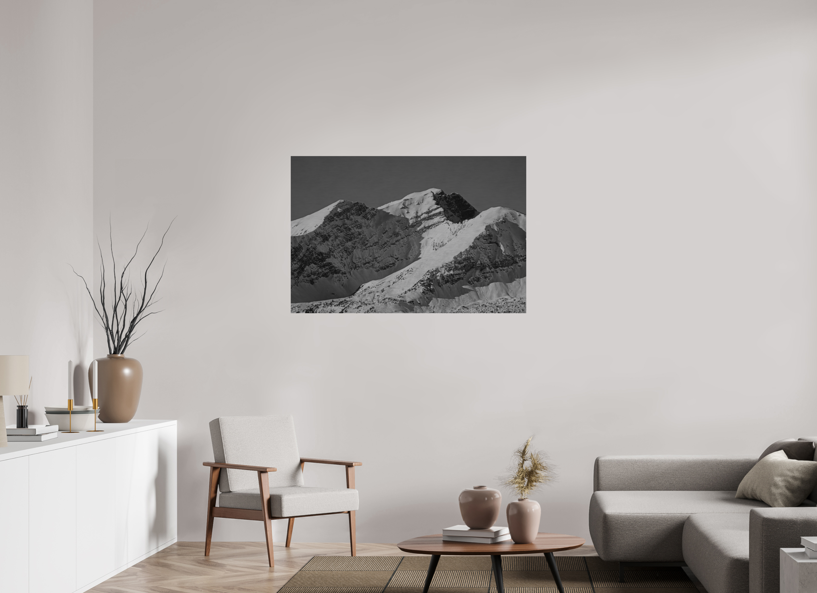 120 x 80 cm, Direct Print On Brushed Aluminum - Silver Knittelkarspitze